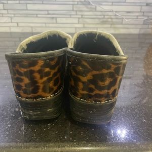 dansko leopard shoes
